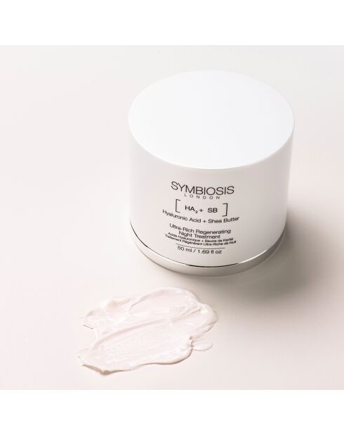 Regenererende nachtbehandeling met ultrarijk hyaluronzuur en sheaboter - 50 ml