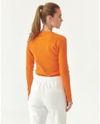 T-Shirt en maille Bea orange