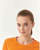 T-Shirt en maille Bea orange
