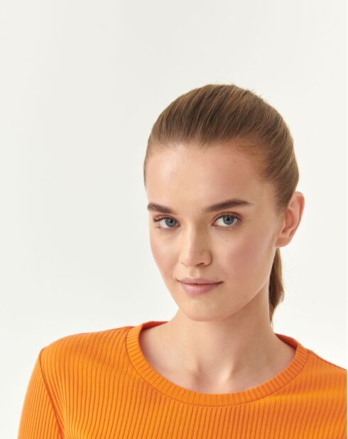 T-Shirt en maille Bea orange