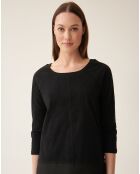 T-shirt nera Aza