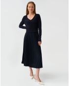 Navisera marineblauwe jurk