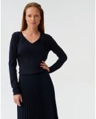Navisera marineblauwe jurk