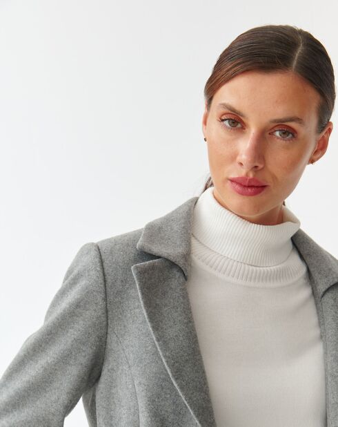 Blazer en Laine mélangée Coco gris