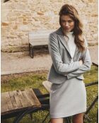 Blazer en Laine mélangée Coco gris