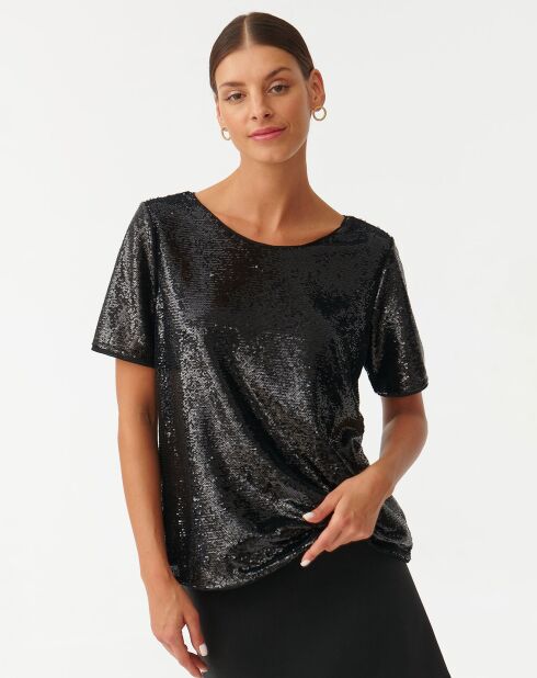 Velvita zwarte top