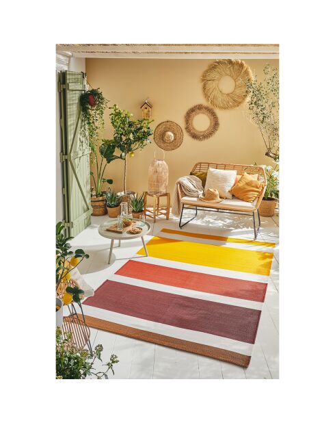 Tapis extérieur Capri 1744 orange - 150x220  cm