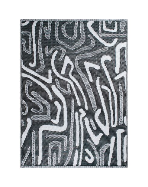 Tapis extérieur Capri 1741 noir - 150x220  cm