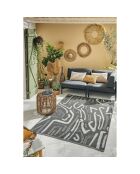 Tapis extérieur Capri 1741 noir - 150x220  cm
