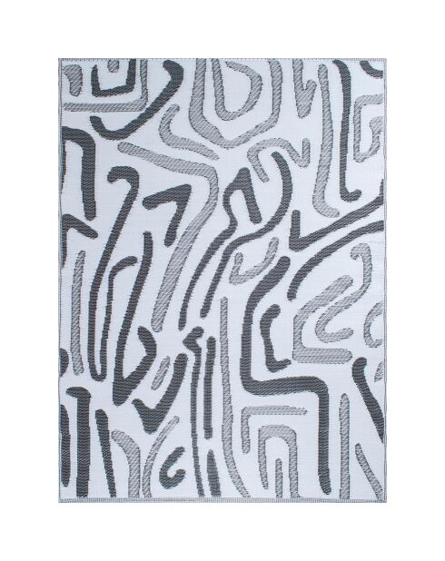 Tapis extérieur Capri 1741 noir - 150x220  cm