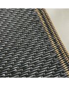 Tapis extérieur Capri 1743 noir  - 120x160  cm