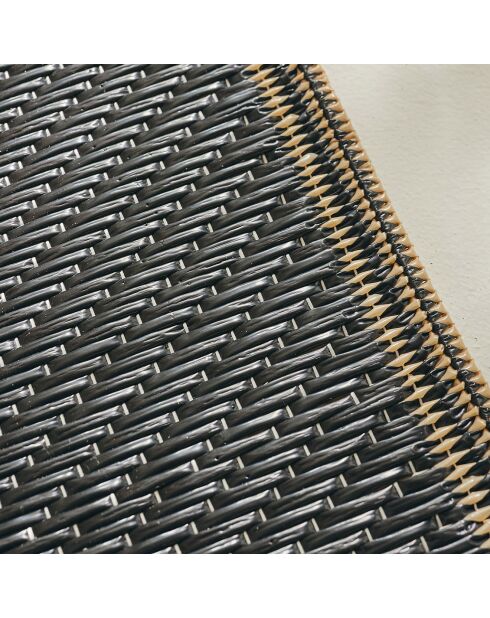 Tapis extérieur Capri 1743 noir  - 120x160  cm