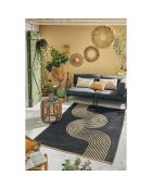 Tapis extérieur Capri 1743 noir  - 120x160  cm