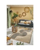 Tapis extérieur Capri 1743 noir  - 120x160  cm
