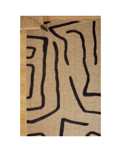 Tapis Palma 9490 noir  - 120x170 cm