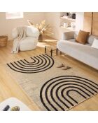 Tapis Palma 9495 noir  - 120x170 cm