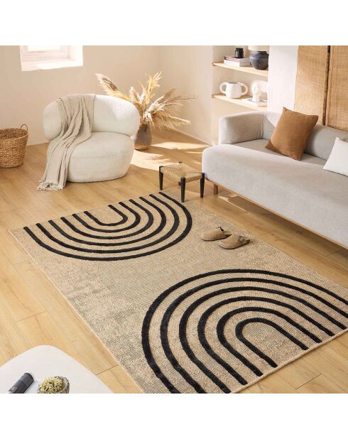 Tapis Palma 9495 noir  - 120x170 cm
