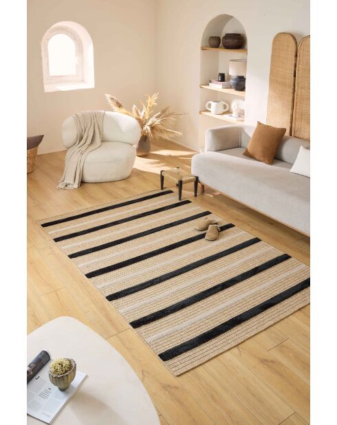 Tapis Palma 9492 noir  - 120x170 cm