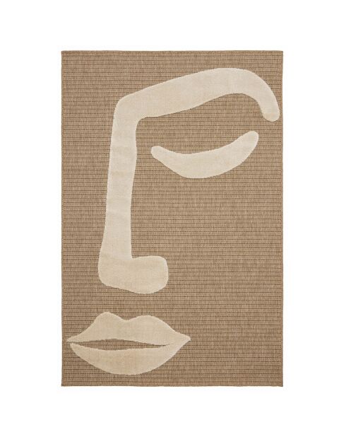 Tapis Palma 9493 blanc  - 80x150 cm