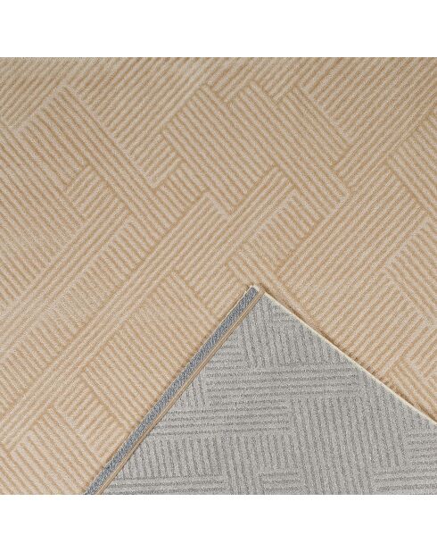 Tapis Bianca 160 beige - 160x160 cm