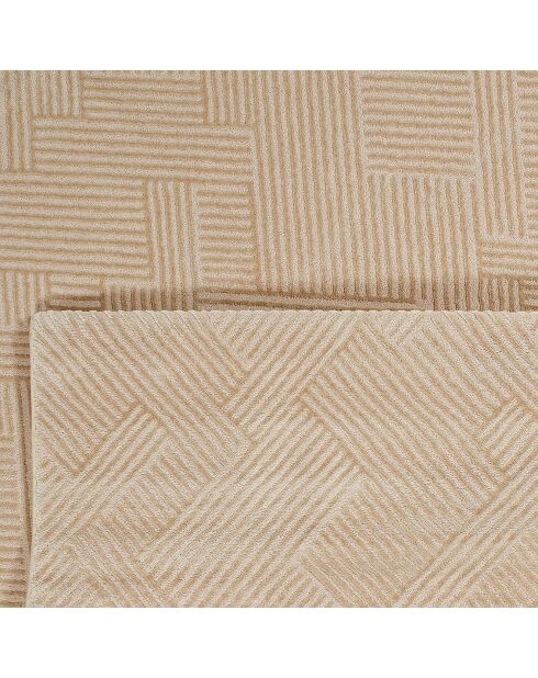 Tapis Bianca 160 beige - 160x160 cm