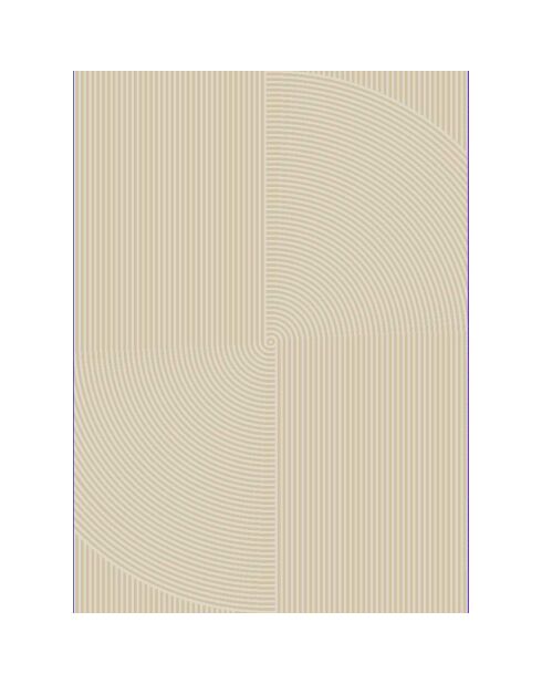 Tapis Bianca 159 beige - 160x160 cm