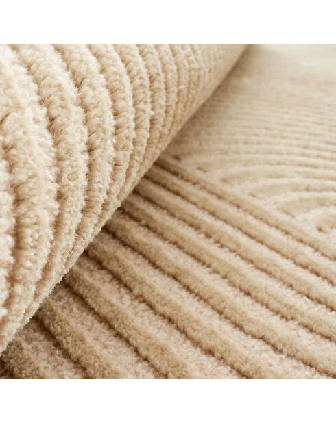 Tapis Bianca 159 beige - 160x160 cm