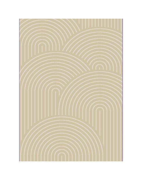 Tapis Bianca 157 beige - 160x160 cm