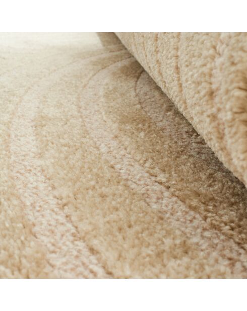 Tapis Bianca 157 beige - 160x160 cm