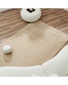 Tapis Bianca 157 beige - 160x160 cm