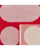 Tapis GROOVY 381 rouge - 80x140  cm