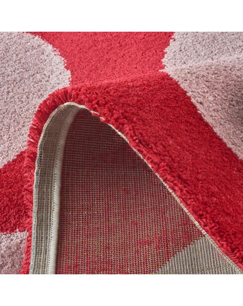 Tapis GROOVY 381 rouge - 80x140  cm