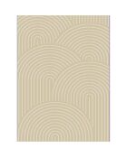 Tapis Bianca 157 beige  - 120x120 cm