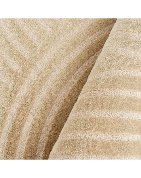 Tapis Bianca 157 beige  - 120x120 cm