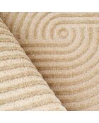 Tapis Bianca 159 beige  - 120x120 cm
