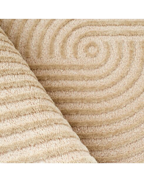 Tapis Bianca 159 beige  - 120x120 cm