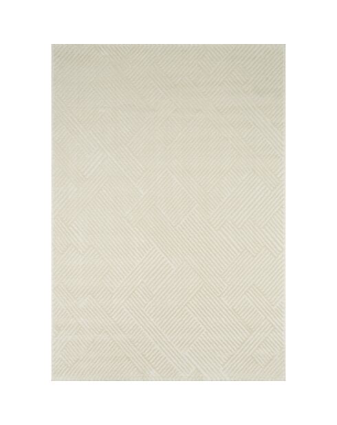 Tapis Bianca 160 crème  - 120x120 cm