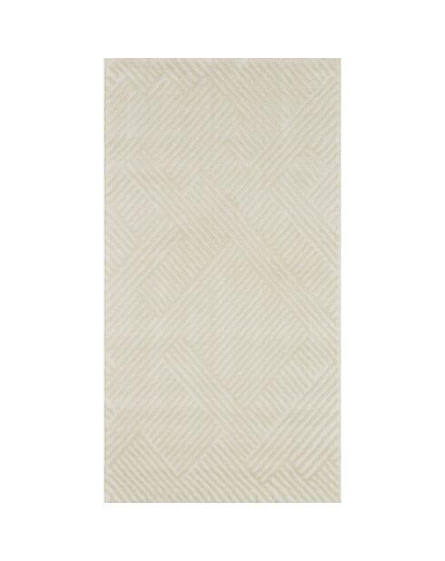 Tapis Bianca 160 crème  - 120x120 cm