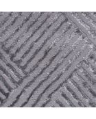 Tapis Bianca 160 gris  - 120x120 cm