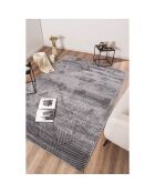 Tapis Bianca 160 gris  - 120x120 cm