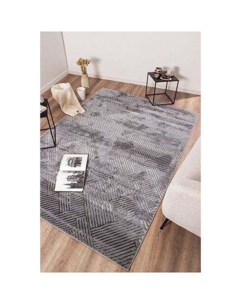 Tapis Bianca 160 gris  - 120x120 cm