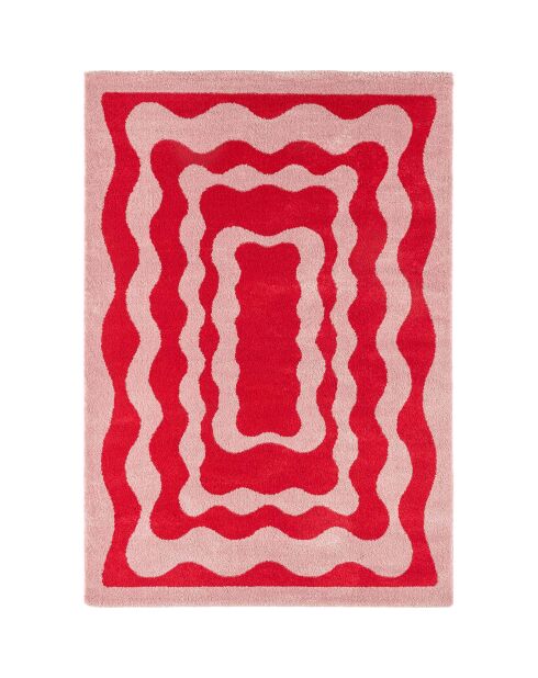 Tapis GROOVY 382 rouge - 120x160  cm