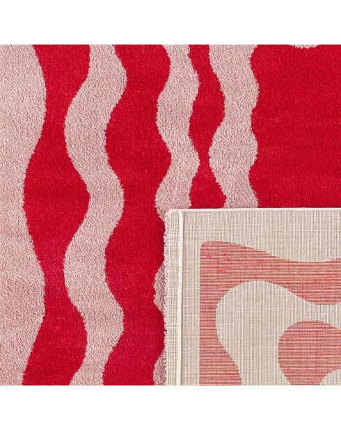 Tapis GROOVY 382 rouge - 120x160  cm