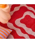 Tapis GROOVY 382 rouge - 120x160  cm