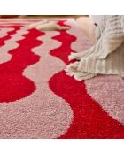 Tapis GROOVY 382 rouge - 120x160  cm