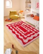 Tapis GROOVY 382 rouge - 120x160  cm
