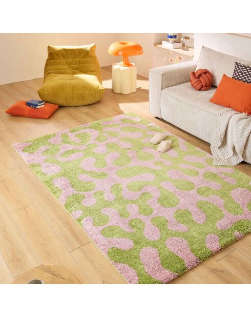 Tapis GROOVY 384 vert - 120x160  cm