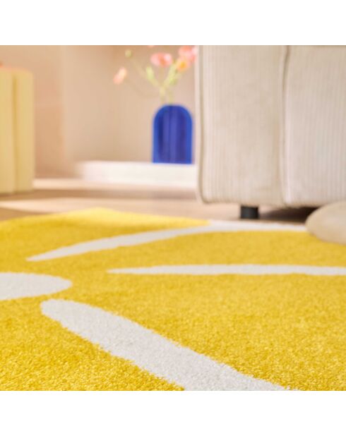 Tapis GROOVY 385 jaune - 120x160  cm