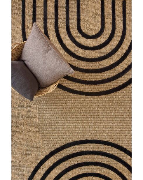 Tapis Palma 9495 noir - 160x230 cm