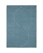 Tapis intérieur/extérieur Santorini 986 turquoise  - 80x300 cm